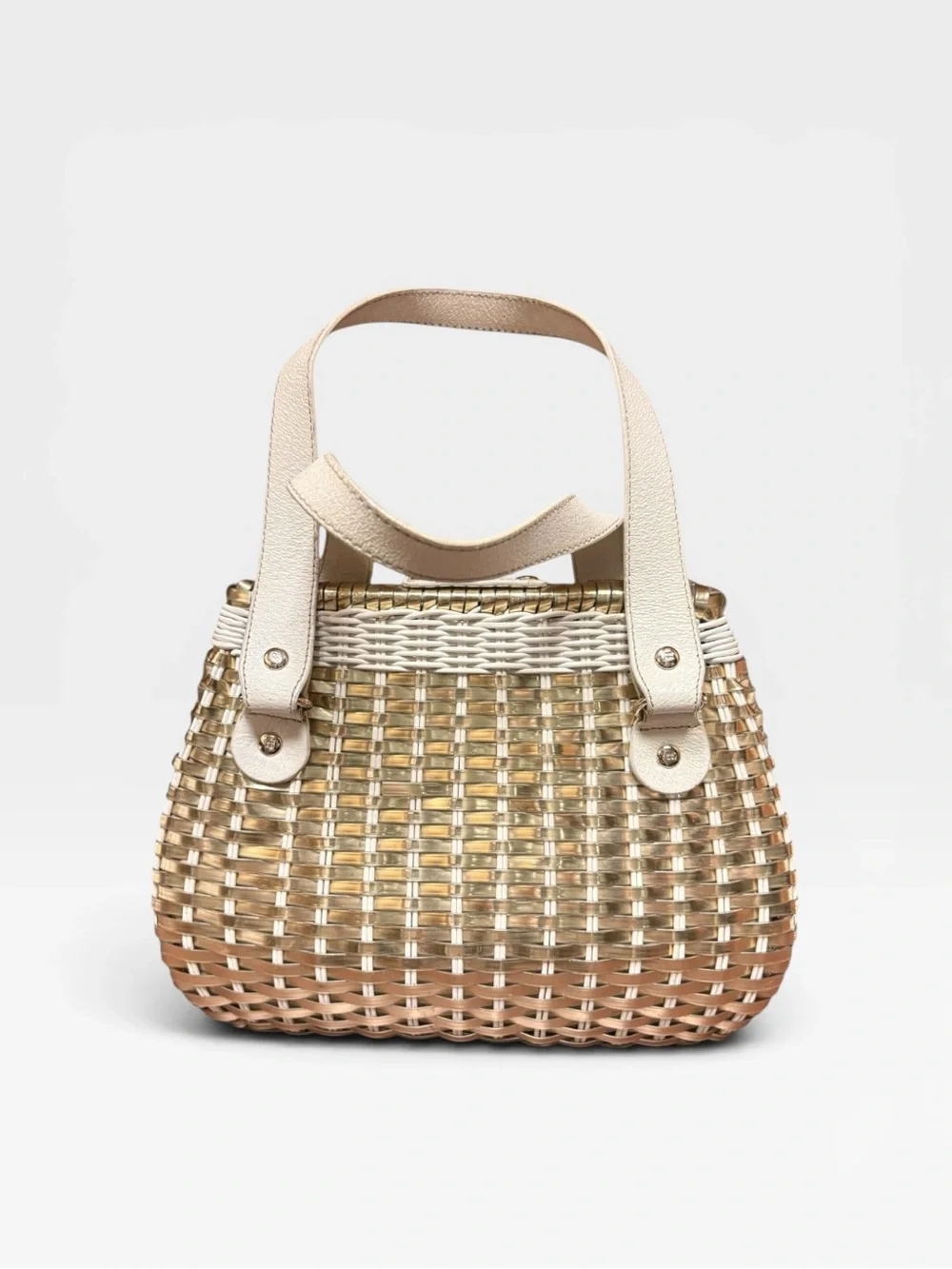 Vintage Kate Spade Havana Avita Basket Bag